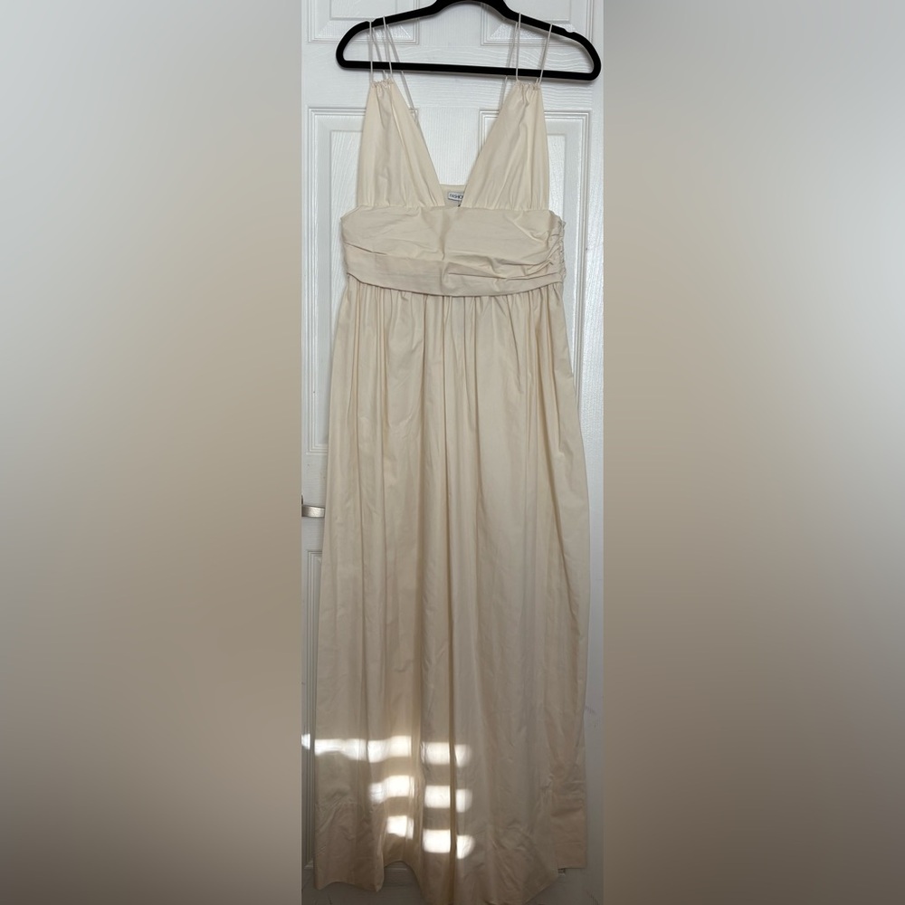 Maxi cream dress